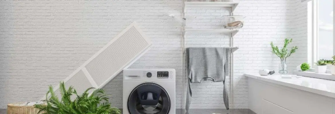 Flooded laundry room