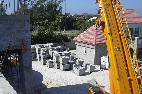 A home that is under construction