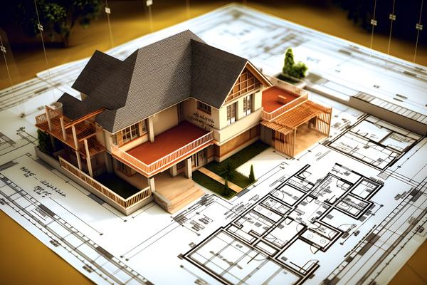 layout of a building by general contractor