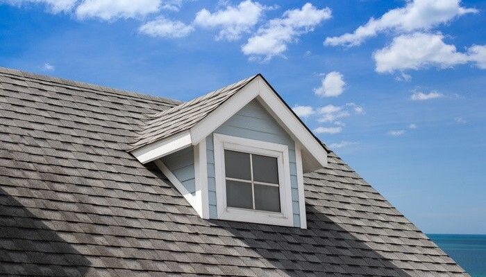 home with shingle roof